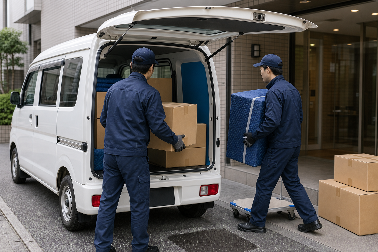 引越し業務の作業イメージ